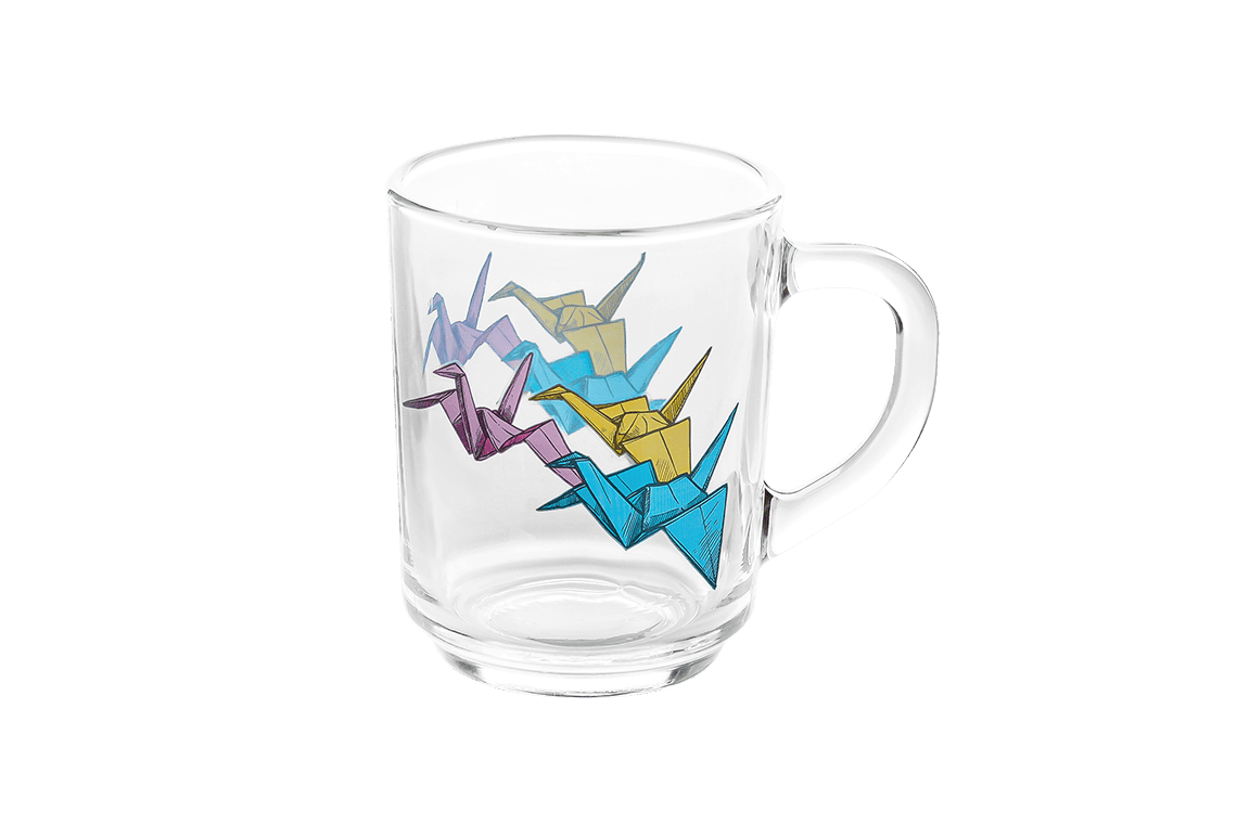 Gelas Dekoratif Origami